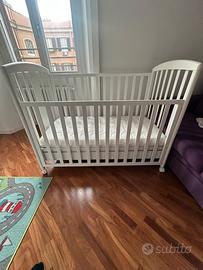 Lettino legno Foppapedretti Babyfly con materasso