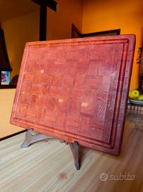Tagliere in legno massello end grain 
