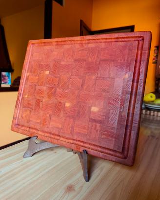 Tagliere in legno massello end grain 