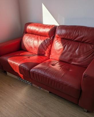 Divano rosso Poltrone e Sofà