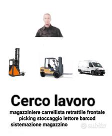 Magazziniere operaio carrellista
