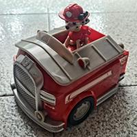 Paw Patrol Marshall e veicolo camion pompieri