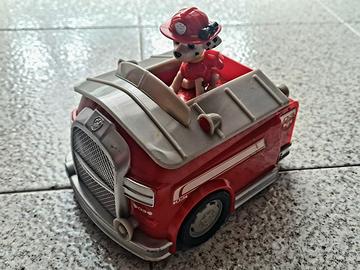 Paw Patrol Marshall e veicolo camion pompieri