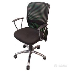 Sedia ufficio rete/acciaio 50%