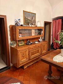 Coppia Mobili Soggiorno Vintage Rustici