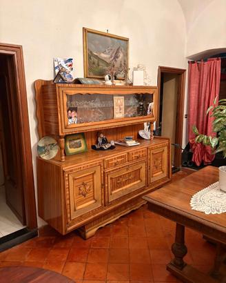 Coppia Mobili Soggiorno Vintage Rustici