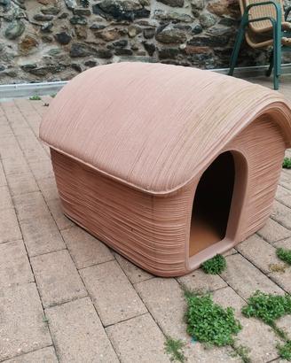 Cuccia per cani da esterno Arcaplanet Vimini