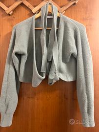 Cardigan avvolgente in maglia