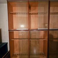 Mobile vetrina in legno espositivo per armi