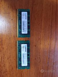 2x 2GB DDR2 SODIMM 667MHz PC2-5300S