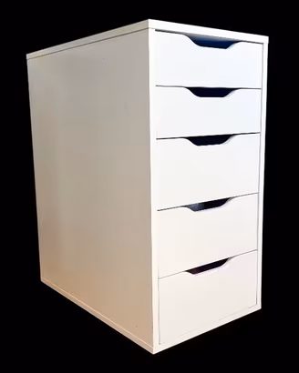 Cassettiera Ikea Alex bianco 36 x 70