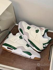 Jordan 4 Retro SB verde pino taglia 41