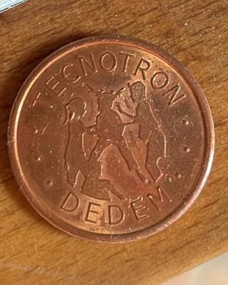 TECNOTRON DEDEM KIDDIE RIDES Coin moneta 