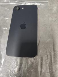 back cover nera iPhone 16E Originale