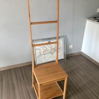 Sedia con portasciugamani Ikea