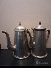 Coppia caffettiere vintage da hotel
