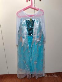 Vestito Carnevale Elsa Frozen tg. 130 cm