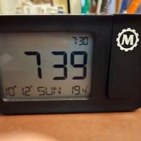 SVEGLIA CON PROIEZIONE ORA SUL SOFFITTO