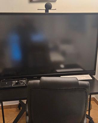monitor e lavagna luminosa 65" con piedistallo,