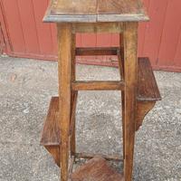 Colonnetta Portafiori in legno