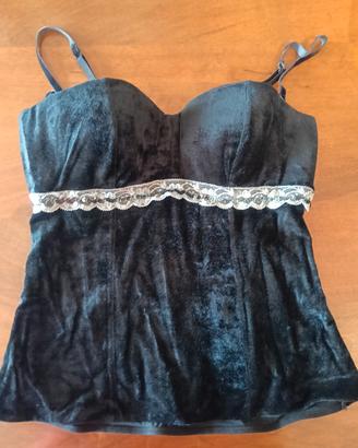 corpetto velluto Intimissimi 