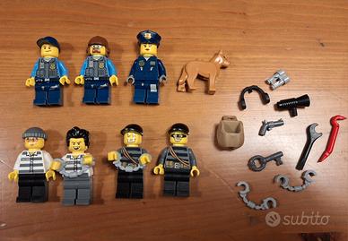 Minifigures Polizia e Ladri Originali 