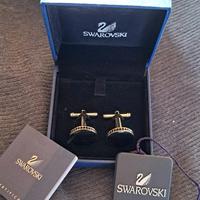 Gemelli camicia polsi originali Swarovski nuovi 