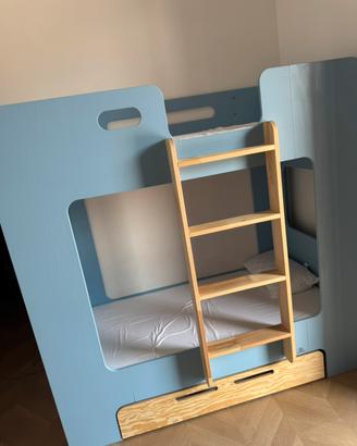 Letto castello con cassetto
