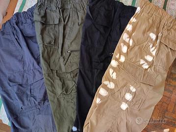 4 mezzi pinocchietti in cotone nuovi