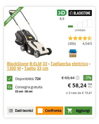 rasaerba elettrico 
