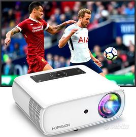 Hopvision Proiettore 4K 1080P Home Cinema 10000L