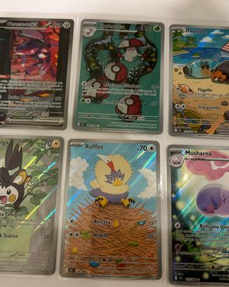 Mini lotto pokemon luce nera italiano