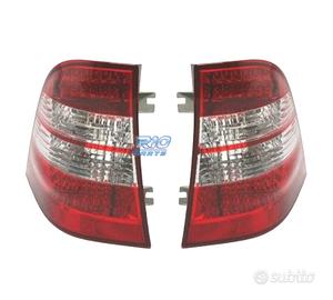 FANALI MERCEDES ML W163 98-05 LED ROSSO CROMATO