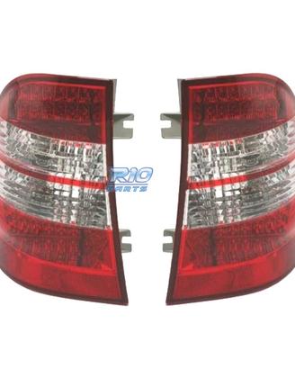 FANALI MERCEDES ML W163 98-05 LED ROSSO CROMATO