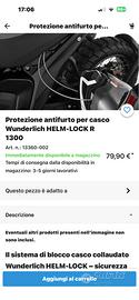 Antifurto Wunderlich per casco
