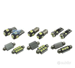 KIT 17 LAMPADE LED INTERNE PER RENAULT LAGUNA III 