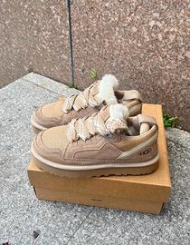 Scarpe casual basse  in camoscio mesh Marrone 40