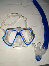mares zephir maschera+ boccaglio  taglia xl