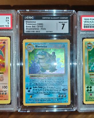 Charizard Blastoise Venusaur shadowless