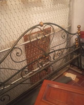 testata letto in ottone