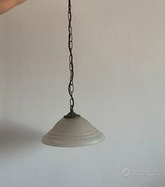 Lampadario di vetro