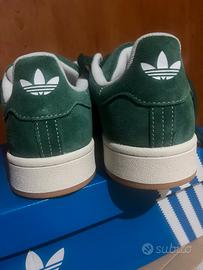 Adidas Campus 00s Verde Camoscio NUOVR Taglia 41.5
