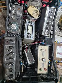 Lotto radio vintage CB e VHF Marino  e accessori 