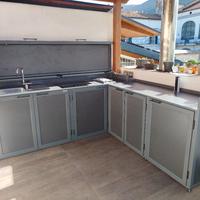 cucine in alluminio su misura