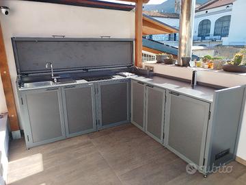cucine in alluminio su misura
