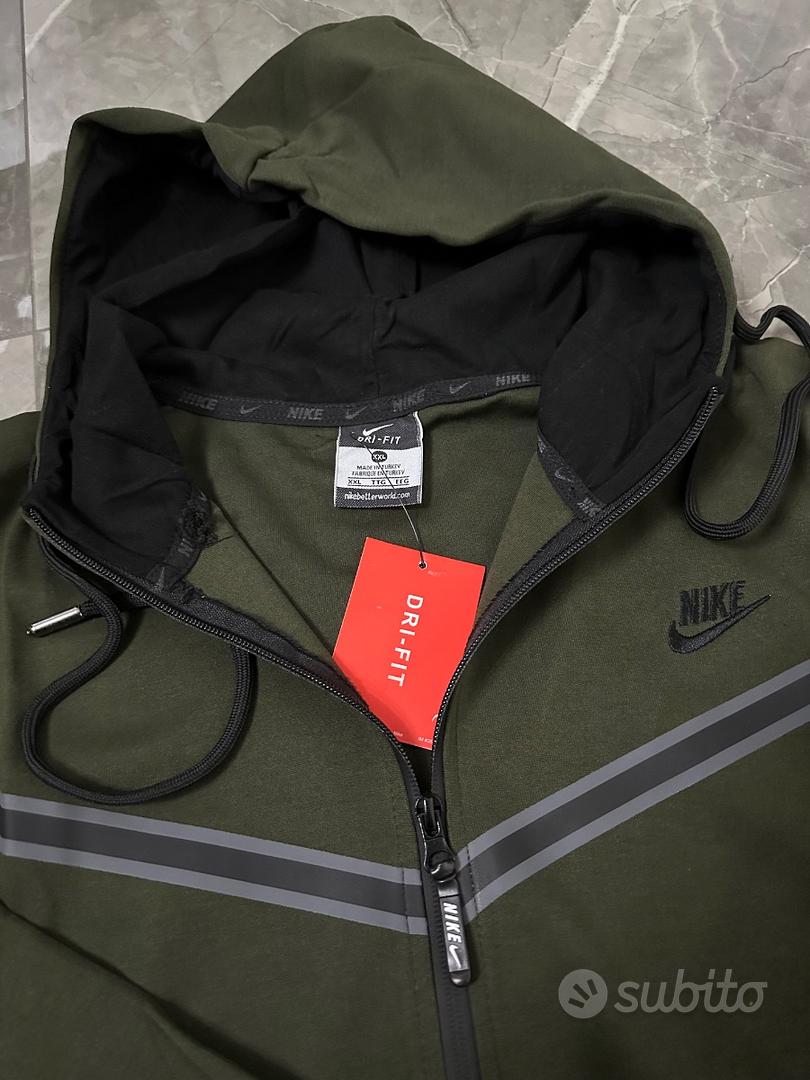 Tuta nike verde militare sales