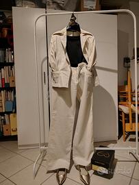 Completo giacca pantapalazzo