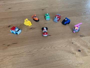 Set completo persoanggi e veicoli paw patrol