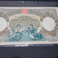 5.000 Lire Rep. Marinare 1953 Menichella Urbini