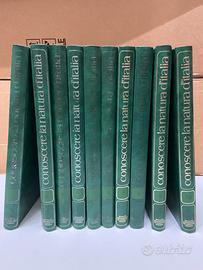 CONOSCERE LA NATURA D’ITALIA 10 volumi De Agostini